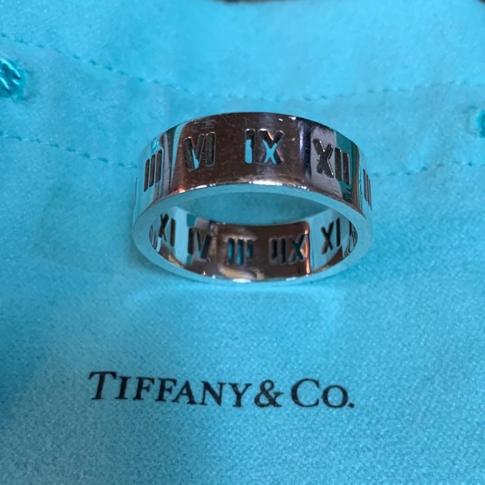 Tiffany & Co. Men's Atlas open cut (retired) ring.